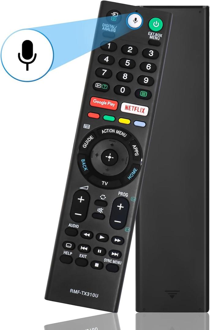 Voice Replacement Remote for Sony TV Remote, RMF-TX310U Remote Control for Sony Bravia TV XBR-43X800G XBR-75X800G XBR-49X800G XBR-55X800G XBR-65X800G XBR-85X900F XBR-49X900F XBR-75X900F XBR-65X900F