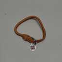 WAUDOG Ultra Soft Rolled Leather Dog Collar - Soft Padded for Small and Medium Breeds - Puppy Collar for Male and Female Dogs (13" - 15.5" Neck, Brown)