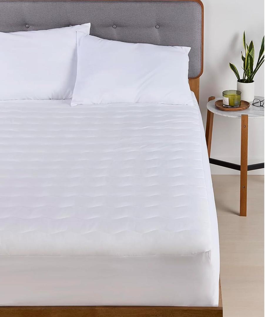 Waterproof Queen Mattress Pad One queen mattress pad (Measures: 60" x 80", Fits mattresses up to 15")
