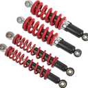 KIMISS 250mm Adjustable Shock Absorber for 50cc-125cc Dirt Pit Bike ATV Go Kart, Front Rear Suspension Spring with Damper
