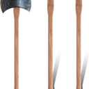 Lasnten 2 Pack 36 Inch Double Bit Axe Handles, Hickory Wood Replacements