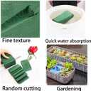 Qaduoduo 6PCS Floral Foam Blocks, High Absorbent Flower Foam, Easy to Cut & Shape, Wet & Dry Use, Odorless, for Wedding Centerpieces, Table Decor & DIY Crafts, Florists & Beginners