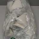 MIULEE Luxury Soft Fluffy Area Rug 3x5 Feet, Faux Fur Sheepskin Rug Decorative Plush Shaggy Carpet for Bedside Sofa Floor Nursery, Light Grey