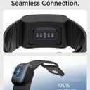 Miimall Silicone Bands for WHOOP 5.0/4.0 Band for Men, Waterproof & Sweatproof, Soft Breathable Sports Strap Adjustable Wristband Fitness Replacement Wrist Band for WHOOP 4.0/5.0 Peak/One/Life MG