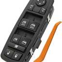 Master Power Window Switch for 2009 2010 2011 2012 Ram 1500,Ram 2500,Ram 3500.3 PINS + 10 PINS,OE# 4602863AD,4602863AC,4602863AB Driver Side Control switches(Green Light)