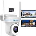 Security Camera Outdoor 3K 5MP, (1 Pack), 5G/2.4GHz WiFi Wired Outside Cameras for Home Security with 32GB TF Card-No Monthly Fee, Video Playback, Motion Tracking, Night Vision