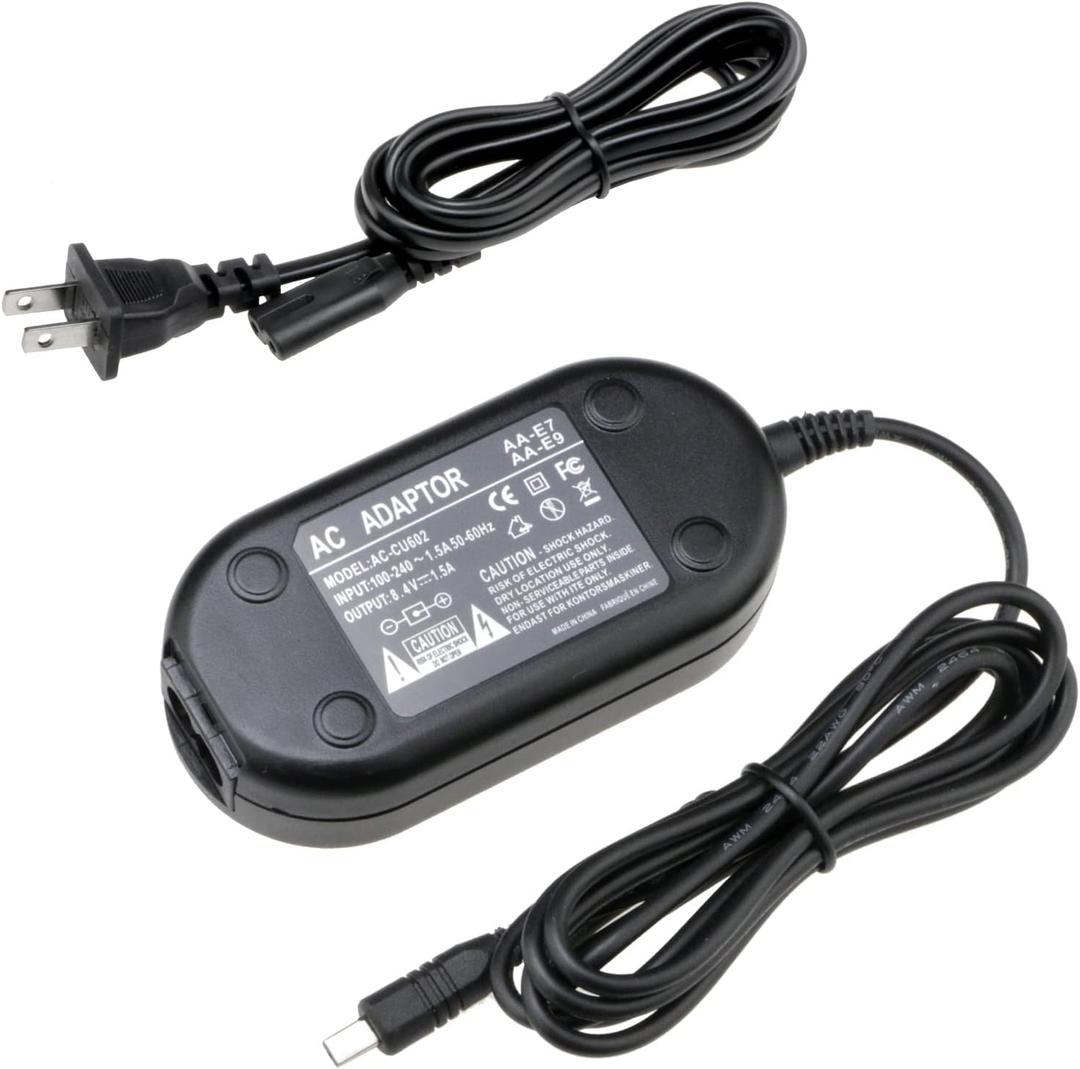 Glorich AA-E9/E8/E7/E6A Replacement AC Power Adapter/Charger for Samsung Camcorders SMX-F34BN SC-D86 SC-D118 SC-D200 SC-MX10 MX20 SC-HMX10 SMX-F30BN F34BN VP-D101 VP-DX105i and More