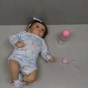 Lifelike Reborn Baby Dolls Girl - 18 Inch Baby Doll Realistic Newborn Girl Silicone, Cloth Body Adorable Reborn Baby Doll Real Life Babies Reborn Doll Toys with Accessories Birthday Gift for Kids