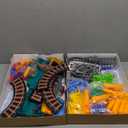 Toddler Train Set Toy, Electric Train Track and Dinosaur Track Playset for 38 Year Old Boys and Girls