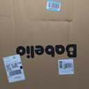 Babelio Baby Gate for Stairs, Kitchen & Doorways, 26-43" W 28" H No Bottom Bar| Easy Installation| One-Handed Operation| Auto-Close| Hardware Mount (Drill Needed) Safety Dog/Pet Gate Indoor (White)