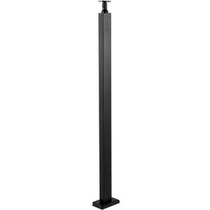 Cable Rail Post Level Deck Stair Post Stainless Steel Brushed Finishing DIY Picket Deck Stair Railing Kit W/Mount Bracket For Beginnners DIY Use(BL-NO 106.7x2.5x5)