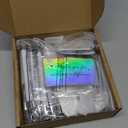 Yexiya 60 Pcs Sublimation Pen Blank Kit Heat Transfer Ballpoint Pen with Shrink Wrap Pouch Bag Holographic Thank You Card Personalized Gift for Christmas DIY Favor Office School Stationery Supply