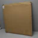 Americanflat 24x24 Picture Frame with Polished Plexiglass - Use as 11x14 Frame with Mat or Display 24x24 Photo Without Mat - Streamline Collection - Thin Border Square Frames for Wall Display - Black