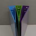 Cardinal 3 Ring Binders, Binders for School and Office, Durable 2 Inch Binder with Round Rings, Holds 475-Sheets, ClearVue Covers, Non-Stick, PVC-Free, Assorted Colors, 4 Pack (29311)