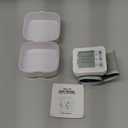 MMIZOO Wrist Blood Pressure Monitor Large LCD Display BP Machine Adjustable Cuff 5.31-7.68 inch Automatic 99x2 Sets Memory with Carrying Case for Home Use (W1681)