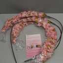 Sunm Boutique Silk Cherry Blossom Branches, Artificial Cherry Blossom Tree Stems Faux Cherry Flowers Vase Arrangements for Wedding Home Decor, Pink Cherry Blossom, Set of 3