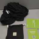 KeaBabies Baby Wrap Carrier - All in 1 Original Baby Carrier Newborn to Toddler Sling, Easy to Wear, Hands Free Bonding, Lightweight, Breathable Infant Wraps (Trendy Black) (One Size (Pack of 1))