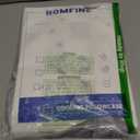 HOMFINE Cooling Pillowcases Queen Size - Double Side Q-Max 0.439 Cooling Fiber for Pillow Protector, Breathable Cold Pillow Cover for Hot Sleeper Night Sweat, Hidden Zipper, 2 Pack (20"x30", Grey)