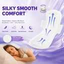 MODAL Silk-Ultra Thin Sanitary Pads, Real Mulberry Silk, Regular, 8 Count | Second Skin Bare Fit, Long-Lasting Breathable Zero Damp,Wide Wings for Women