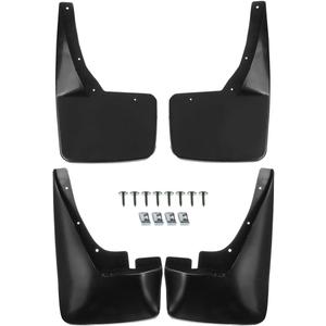 A-Premium Set of 4PCS Mud Flaps Splash Guards Mudguards Mudflaps Compatible with Cadillac Escalade, 2007-2014, with Hardware Kits Accessory, Sport Utility, Front LH RH and Rear LH RH