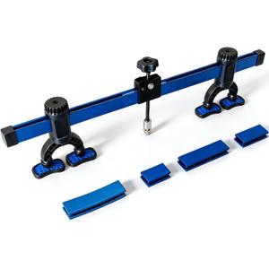 Dent Pull Lever Bar Kit with Adapters, Heavy Duty Car Body Repair Bridge Lifter Set for Aluminum & Steel Auto Body Dent Repair (857mm)