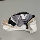 Hanes Big Girls' Originals Underwear, Hipster Stretch Cotton, 6-Pack, Beige/ Grey/ Black-Boyshort, 12