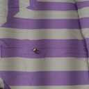 Butterfly Craze Stuffed Animal Storage Bean Bag Chair Cover - 861.64 L Purple Stripes - Extra-Large Floor Lounger & Toy Organizer - Bean Bag Chairs for Kids - Machine-Washable Canvas