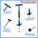 Leitee 3 Pcs Pogo Stick for Kids Age 6 and Up, Suitable for 40-80 lbs, Soft Foam Jump Stick for Beginners Kids Exercise Body Balance Keep Healthy, Outdoor