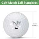 TI-EDC 5 Year Anniversary Golf Ball for Him Her, 5th Anniversary Wooden Gifts for Wife Husband, Fifth Anniversary Valentines Gifts for Women Men, 5 Year Marriage Gifts Anniversary for Couple,