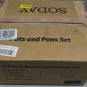 24 Pcs Pots and Pans Set Non Stick Ceramic Cookware Set,Healthy Non Toxic Kitchen Cookware Sets with Large Capacity,Induction Compatible,PFAS/PTFE/PFOA/PFOS Free,Cream White