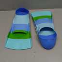 Gintenco Swim Fins, Kids Swim Training Fins for Lap Swimming, Travel Size Flippers with Mesh Bag, Silicone Swimming Fins for Kids Teens Adults Women Men (S(Jr 2-3/ US Women 3-5), CH10)