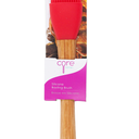 Core Kitchen Silicone Basting Brush With Bamboo (Red)