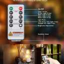 Homemory 12pcs Remote Timer LED Tea Lights Candles, 400+Hours Flickering Flameless Battery Votive Tealights for Tabletop Lighting, Centerpieces Decor, Holiday, White Base