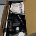 Candy Corded Stick Vacuum Cleaner, Powerful Suction Handheld Vacuum with One-Click Dust Disposal, 3-in-1 Use for Hard Floor, Ceramic Tile, 0.8 Liters Capacity, Easy Clean (Black)