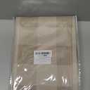 Farmhouse Gingham Curtains Blackout 84 Inches Long, Plaid Curtains for Bedroom and Living Room Buffalo Check Block Print Patterned Curtains 1 Panel (52"W x 84"L (Pack of 1), Neutral)