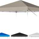 1010 Canopy Replacement Top, Pop Up Canopy Replacement Tent Cover for Straight Leg Frame, Waterproof Canopy Top Cover for Garden Patio Camping (Top Only)(Khaki)