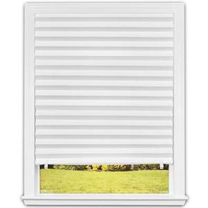 Redi Shade No Tools Original Light Filtering Pleated Paper Shade White, 36" W x 72" L, 6 Pack