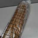 UNISHADES Blackout Cordless Bamboo Roman Shades 26 3/4×64 in Penang Teak