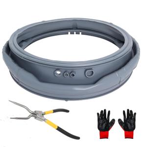 WM3470HVA WM3570HWA MDS47123605 Washer Door Boot Seal Gasket Compatible with LG Front Load Washer Door Seal & Kenmore Washer Parts WM3570HVA, WM3770HWA,WM3575CW, WM3470HWA