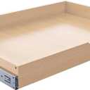 Pull Out Drawers for Cabinet Wood Slide Out Cabinet Organizer and Storage Cabinet Kitchen Drawers Slide Out Shelves Pull Out Shelves in Kitchen Pantry Bathroom with Soft Close 33"W x 22"D x 3"H