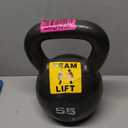 Marcy Hammertone Kettlebells, Ideal Workout Weights For Home Gym, Cast Iron, Black, 55lbs HKB-055