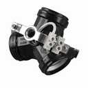 Medium Base 3 Light Cluster Socket,TWDRTDD Phenolic Multi-Cluster Incandescent Lampholder, Keyless with Male top & Bottom Bracket