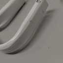 Yafa Home Fashion Heavy Duty Single Standard Adjustable Curtain Rod Hardware Included, Projection distance from the wall 2.5 inches(White, 26"-48")