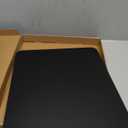 Appliance Slider 360° Rolling Tray for Coffee Maker Bamboo Coffee Pot Slider Tray for Countertop Rotation Sliding Tray with Wheels, Appliances Mat Easily from Under The Cabinet Black(15.7"×13")