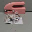Handheld Sewing Machine for Beginners, Portable Mini Sewing Machine with Two Speed Modes, Easy to Operate and Fast Stitch Suitable for Clothes, Fabrics and Quick Home Repairs (Pink)