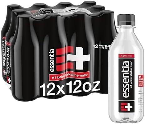 Essentia Water LLC; Ionized Alkaline Bottled Water; 99.9% Pure; 9.5 pH or Higher; Consistent Quality in Every BPA and Phthalate-Free Bottle; 12 Fl Oz (Pack of 12) No BB