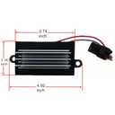 Blower Motor Resistor Heater Fan Control Module fit for Hummer H2 2003-2007 Replace 19331830 19329838 89023355 93803637 88986529 15-80388 15-80655 15-80911 19331830 3GSH-19E624-CA 4GSH-19E624-AA