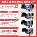 Christmas Dog Sweaters for Small Medium Large Dogs and Cats,Pet Soft Warm Holiday Outfit Girl & Boy,Pup Winter Clothes Turtleneck Double Knitting Collar for Outdoors Playing (Blue,Small)