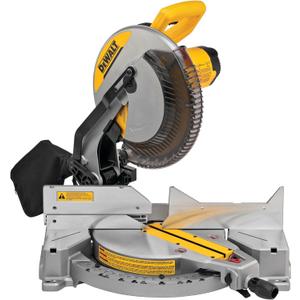 DEWALT 12-Inch Miter Saw, 15-Amp, Single Bevel, Compound (DWS715)