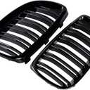 Tonee Front Kidney Grille Grill for 3 Series E92 E93 LCI Coupe 2011-2013 328i 335i 2PcsNot For M3 (Gloss Black)